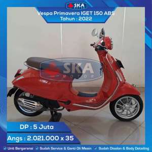 Jual bekas Vespa Primavera IGET 150 ABS Tahun 2022,lokasi di Bandung Kota