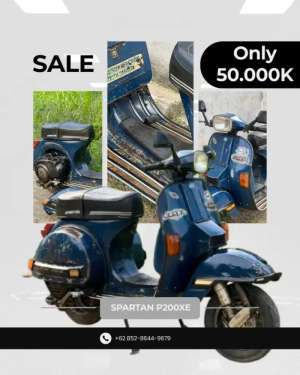 Jual bekas Vespa spartan p200xe,lokasi di Jakarta Utara