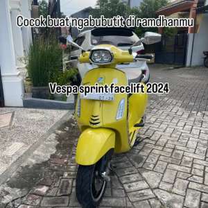 Jual bekas Vespa sprint abs 2024,lokasi di Gresik Kab.