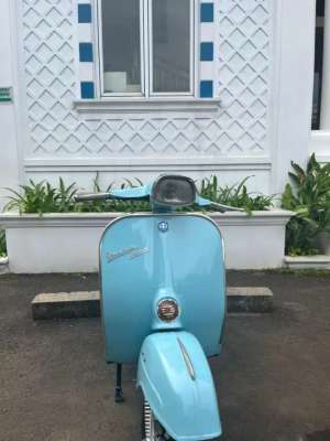 Jual bekas Vespa tahun 80 mulus ful restorasi,lokasi di Bekasi Kab.