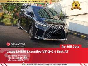Jual bekas VIP 22Lexus LM350 LM 350 Executive 4 Seat AT 2020 2021,lokasi di Jakarta Pusat