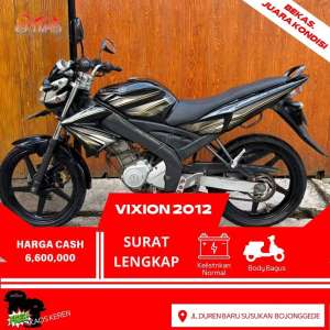 Jual bekas VIXION 2012 SURAT LENGKAP HARGA TERMURAH SIAP PAKAI,lokasi di Depok Kota