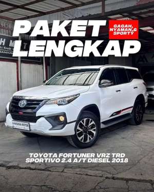 Jual bekas VRZ TRD DIESELToyota FORTUNER VRZ TRD 2018ANM,lokasi di Bandung Kota
