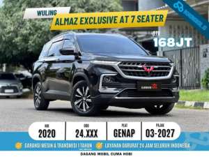 Jual bekas Wuling Almaz Exclusive AT 7seat Hitam Metalik 2020,lokasi di Jakarta Selatan