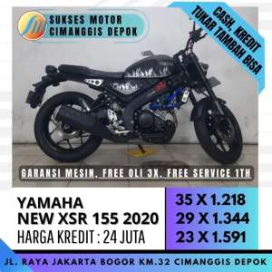Jual bekas XSR 155 2020 KREDIT MURAH CICILAN RINGAN DP 900 SUKSES MOTOR,lokasi di  ,Depok Kota