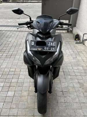 Jual bekas Yamaha Aerox 155 ABS Connected Keyless 2021 Hitam,lokasi di  ,Bandung Kota