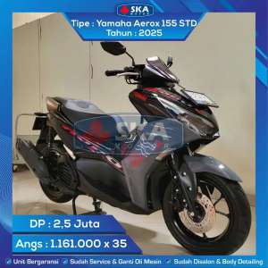 Jual bekas Yamaha Aerox 155 STD Tahun 2025,lokasi di Bandung Kota
