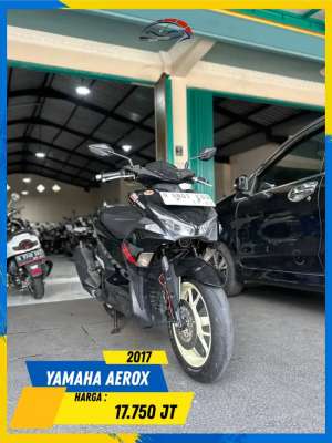 Jual bekas YAMAHA AEROX 2017 MONGGO GAS POLL MASZEHH HIKMAH MOTOR KEPUH,lokasi di Malang Kota