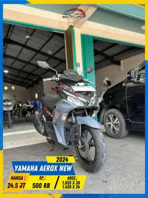 Jual bekas YAMAHA AEROX NEW 2024 NEGO SAMPE DEAL HIKMAH MOTOR KEPUH,lokasi di Malang Kota