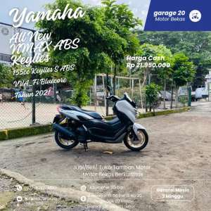 Jual bekas Yamaha All New Nmax 155cc S Keylles Abs Bluecore Tahun 2021,lokasi di Jakarta Timur
