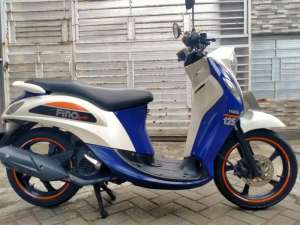 Jual bekas Yamaha Fino 125 blucore lengkap motor sehat keterangan detail dibawah,lokasi di Tangerang Kab.