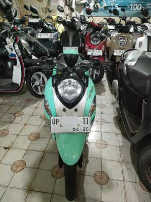 Jual bekas Yamaha fino 125cc hijau plat DP,lokasi di Gowa Kab.
