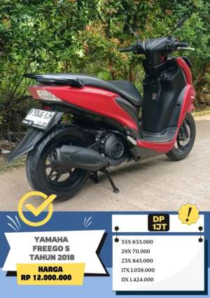 Jual bekas YAMAHA FREEGO S TAHUN 2018 DP 1JT,lokasi di  ,Jakarta Pusat