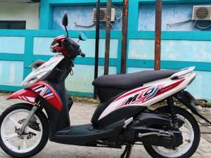 Jual bekas Yamaha Mio j FI 2014 pajak hidup stater tokcer,lokasi di Tangerang Kota