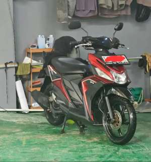 Jual bekas Yamaha Mio M3 2020 warna Merah,lokasi di Bekasi Kab.