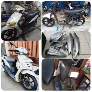 Jual bekas Yamaha Mio Sporty 2008 silver,aslinya putih,baru restorasi, dki Jaktim,lokasi di  ,Jakarta Timur