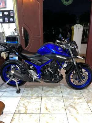 Jual bekas Yamaha MT 25 2018 - Biru,lokasi di Karawang Kab.