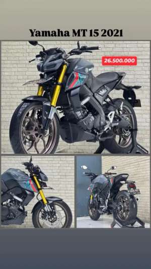 Jual bekas Yamaha MT15 2021,lokasi di Malang Kota