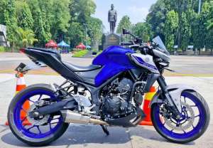Jual bekas YAMAHA MT25 Alien Facelift 2021 Biru Oddo 18rb Pajak Hidup Panjang,lokasi di Tangerang Kab.