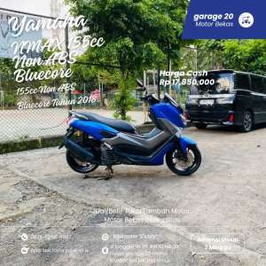Jual bekas Yamaha Nmax 155cc non abs bluecore fi tahun 2018,lokasi di Jakarta Pusat