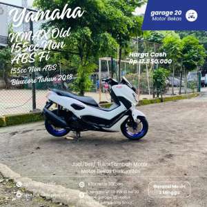 Jual bekas Yamaha Nmax Old 155cc Bluecore VVAFi Tahun 2018,lokasi di Jakarta Barat