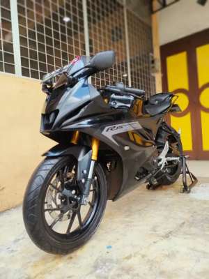 Jual bekas Yamaha R15YZF R 15 V4 2022, Black Premium Doff, Unit Mulus Terawat.,lokasi di Medan Kota