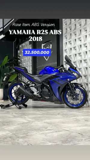 Jual bekas Yamaha R25 abs 2018,lokasi di Malang Kota