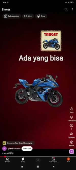 Jual bekas yamaha sigma 2 tak,lokasi di Jakarta Timur