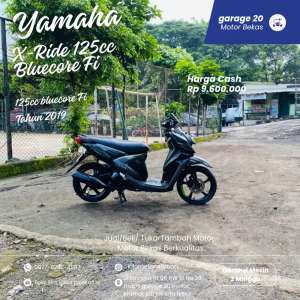 Jual bekas Yamaha X-Ride 125cc Bluecore LED Fi Tahun 2019 Pajak Off,lokasi di Jakarta Pusat