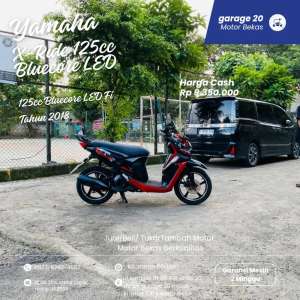 Jual bekas Yamaha X-Ride 125cc LED Bluecore tahun 2018 Pajak On,lokasi di Jakarta Timur