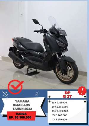 Jual bekas Yamaha XMAX 250 ABS Tahun 2022,lokasi di Jakarta Selatan