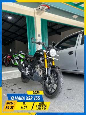 Jual bekas YAMAHA XSR 155 2024 MONGGO GASS MASZEHH HIKMAH MOTOR KEPUH MALANG,lokasi di Malang Kota