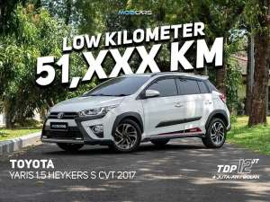 Jual bekas YARIS 1.5 HEYKERS S CVT MATIC 2017 GARANSI MESINTRANSMISI 1TH,lokasi di Jakarta Selatan