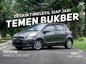 Jual bekas YARIS 1.5 J MT MANUAL 2012 GARANSI MESINTRANSMISI HINGGA 1TH,lokasi di Tangerang Selatan Kota