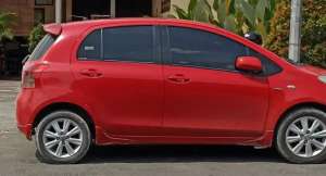 Jual bekas yaris e 2007 merah manual,lokasi di Gunung Kidul Kab.