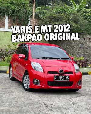 Jual bekas YARIS E MANUAL 2012,lokasi di Bandung Kota