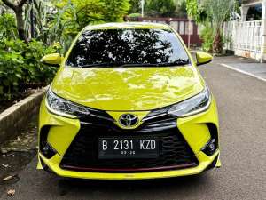 Jual bekas Yaris TRD Sportivo 7 Airbag AT 2021 Citrus Mica Metalic DP15jt aja,lokasi di  ,Jakarta Timur