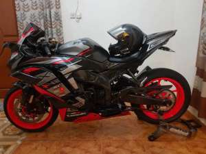 Jual bekas ZX25R Mods ZX4R Full Kevlar Double Disc,lokasi di Jakarta Barat