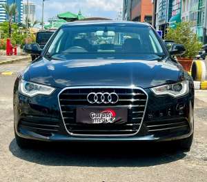 Jual bekas Audi A6 A 6 Turbo 2012 pk 2013 Antik Low KM Murah Bekas Hitam Ganjil,lokasi di Jakarta Barat