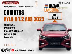 Jual bekas AYLA R 1.2 ADS 2023 ISTIMEWA ORIGINAL RECORD,lokasi di  