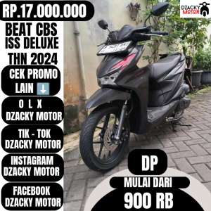Jual bekas BEAT CBS ISS DELUXE 2024 SECOND LIKE NEW,lokasi di  