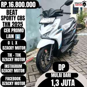 Jual bekas BEAT SPORTY CBS 2025 SECOND LIKE NEW,lokasi di  
