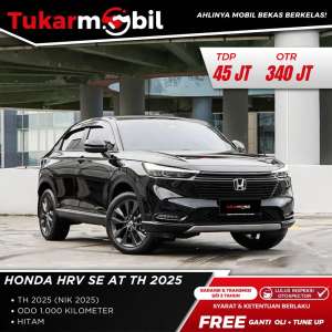 Jual bekas BERGARANSI HONDA HRV 1.5 SE TAHUN 2025 HITAM LOW KM,lokasi di  