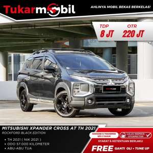 Jual bekas BERGARANSI MITSUBISHI XPANDER CROSS ROCKFORD BLACK ADITION 2021,lokasi di  