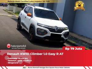 Jual bekas BERGARANSIRenault KWID Climber 1.0 Easy R AT 2020 2021,lokasi di Jakarta Utara