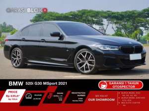 Jual bekas BMW 520i G30 MSport B48 2021,lokasi di  