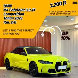 Jual bekas BMW M4 Competition Cabriolet 3.0 AT Tahun 2023,lokasi di  