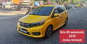 Jual bekas Brio RS 2019 automatic mulus terawat,lokasi di Makassar Kota