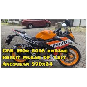 Jual bekas CBR 150r 2016 Orange Repsol Km14Rban,lokasi di  