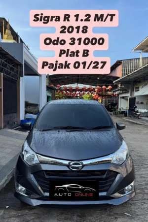 Jual bekas Daihatsu Sigra R MT 2018,lokasi di  